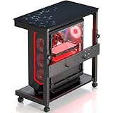 Yornoli Höhenverstellbarer Computer PC Tower Ständer mit Rollen und Maus Pad,...