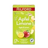 MILFORD Apfel Limone | Früchtetee mit Äpfeln und Apfel-Aroma | 20 Teebeutel