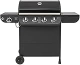 Gasgrill 'COLUMBUS' von El Fuego® 4 + 1 Brenner Grill Smoker Grillwagen BBQ,...