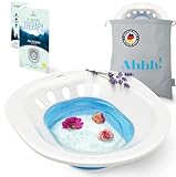 ZENVENTURE Dampfbad für Toilette - Faltbare Sitzwanne Erwachsene - Premium...