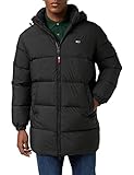 Tommy Jeans Herren Parka Essential Down Winter, Schwarz (Black), XL