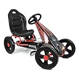 Hauck Cyclone Go-Kart, Pedalfahrzeug mit Handbremse und verstellbarem Sitz für...