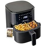 Sommertal HF400 – Kompakter Airfryer Heißluftfritteuse 4L, XXL Power mit...