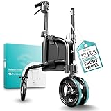 Helavo Rollator 3 Räder nur 5.5 kg - Indoor Rollator schmal für Wohnung,...