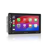 Caliber Autoradio Bluetooth Drahtlos Apple carplay, Autoradio mit Bildschirm 7...