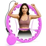 JLoibao Smart Hula Hoop Reifen Erwachsene Zum Abnehmen, 24-Stufiger Infinity...