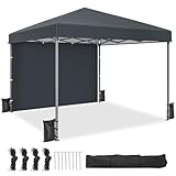 DWVO Pavillon Faltpavillon, Faltbarer Stabil Pop up Wetterfester Gartenpavillon...