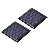 XINL 2 Stück Mini Solarpanel, 2V 210mA Polykristallines Silizium Kleines...