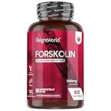 Forskolin Kapseln - 1000mg pro Portion - 60 vegane Kapseln - Coleus Forskohlii...