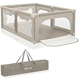 LIONELO WILLOW Laufgitter Baby, ab 0-48 Monaten große Fläche 120 cm x 180 cm x...