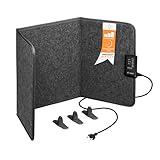 Mi-Heat Infrarot Schreibtischheizung Heizpaneel 260W | Standheizung für Büro...