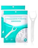 150 Stk. Zahnseide Sticks, Speziell für Backenzähne, Y-Form Zahn Flossers zur...