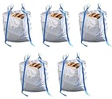 B teurobrecher - 5 Stück Big Bag 90x90x90 cm mit 6 Schlaufen, B teurobrecher,...