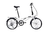 DAHON Dream D6 Klappfahrrad Erwachsene 20 Zoll, 6 Gang schaltung, V-Bremsen...