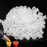 1000 Stück Tattoo Farbkappen Ink Caps - Unihuby Tattoo Farb Caps Tattoo Kappen...
