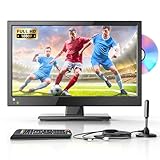 DESOBRY 16 Zoll Kleiner Fernseher mit DVD Player integriert, 1080P mini tv...