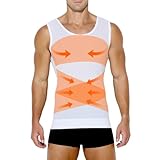 Casey Kevin Shapewear Herren Kompressionsshirt Elastische Bauchweg Unterhemd...