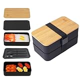 Ruayia Bento Box Japanisch, Lunchbox für Erwachsene und Kinder, Lunchbox mit...