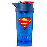 Shieldmixer Hero Pro Classic Shaker Superman Classic - BPA-frei - Gym Zubehör -...