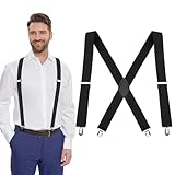 AEYURUID Hosenträger Herren Extra Stark 3,5 cm Breit – Verstellbare...