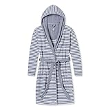 Schiesser Damen Bademantel, 95cm Bademantel, Grau (hellgrau 204), 38(M)