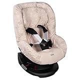 Dooky - Sitzbezug für Kindersitz Leaves Beige - Sitzschale, Auto Sitzschutz...