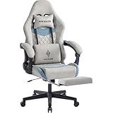Fantasylab Gaming Stuhl Stoff Gaming Chair Ergonomischer Gamer Stuhl 150 kg...