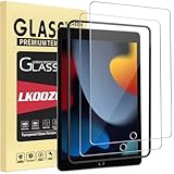 LKOOZO [2 Stück Schutzfolie für iPad 9.8.7. Generation, iPad 9/8/7 (10,2 Zoll,...