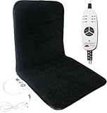 Delindo Lifestyle Beheizbare Bürostuhl Sitzauflage, 43x94 cm, Stuhlkissen für...
