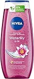 NIVEA Waterlily & Oil Duschgel (250 ml), pH-hautneutrale Pflegedusche mit...