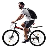 26 Zoll Premium Mountainbike Fahrrad,21-Gang Folding Fahrrad Höhenverstellbar...