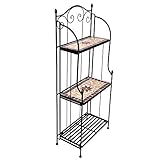 dszapaci Blumentreppe Mosaik 115cm hoch 45cm breit Pflanztreppe Wandregal Garten...