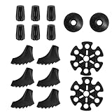 Trekkingstock-Ersatzset 16 stück. Komplett Set Kompatibel mit Nordic Walking...