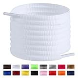 Dafannis Ovale Sportschuhe Schnürsenkel, 2 Paar Halb Runde Schnürsenkel für...