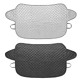 Windschutzscheibe Abdeckung Premium 94x144,5cm Auto Scheibenabdeckung mit 2...