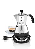 Bialetti Moka Timer, Elektrische Kaffeemaschine mit eingebautem Timer, 3 Tassen,...