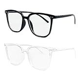 Mesybveo 2er-Pack Blaulichtfilter Brille, Computerbrille, Blue Light Blocking...