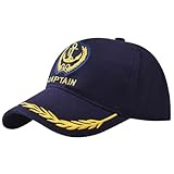 Anchor bestickte Kapitänsmütze, Skipper, Bootfahren, Baseballkappe,...