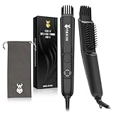 VIKICON 3 in 1 Bartglätter Bürste für Männer, Professioneller Bartkamm mit...