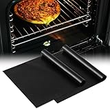 KitchenRaku Universal teflon ofen herdmatte 32X50cm, Antihaft- Backofeneinlagen...