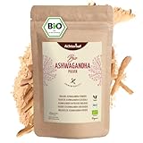 Ashwagandha Pulver BIO (250g) |100% ECHTE Ashwagandhawurzel gemahlen aus Indien...