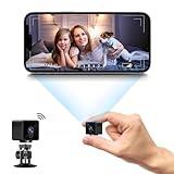 Mini Kamera, 2K HD Mini Überwachungskamera Live Übertragung Handy APP Kamera...