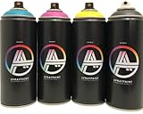 KLAMOTTEN STORE Double A Sprühdosen Set CMYK Farben 4 x 400 ml hochdeckendes...