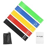 Zegnuem Fitnessbänder, 5 Stück Elastisch Widerstandsbänder, Gymnastikband 5er...