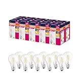 OSRAM LED Star Value Classic A40 LED Lampe für E27 Sockel, Birnenform, FIL, 470...