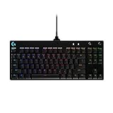 Logitech G PRO TKL mechanische Gaming-Tastatur, GX-Blue Clicky Switches,...