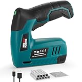 NEU MASTER Akku Tacker, 2-in-1 4V Elektrotacker Akku Mit Ladekabel, 1000...