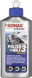 SONAX XTREME Polish+Wax 3 Hybrid NPT (250 ml) kraftvolle Politur für matte,...