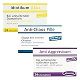 Scherztabletten im 3er Set, Tabletten als Geburtstagsgeschenk. Idiotikum Akut,...