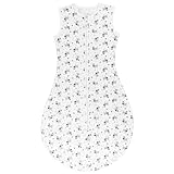 TOGOU2S Sommerschlafsack Baby 0.5 Tog Schlafsack Baby Sommer 100% Baumwolle...